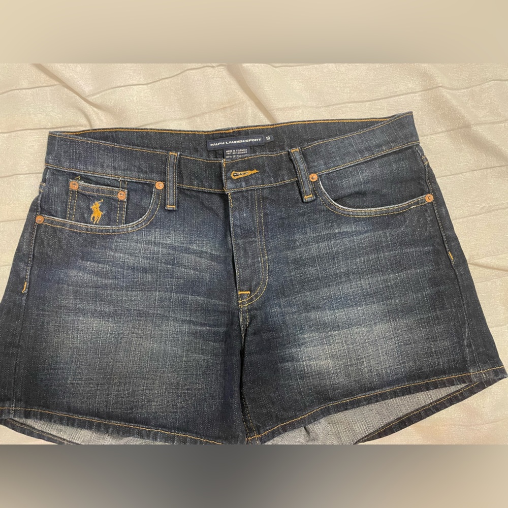 Ralph lauren sport Jean shorts size 10.